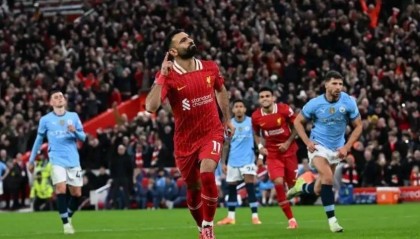 英超射手榜：萨拉赫25球领跑！萨拉赫、伊萨克、伍德分居2-4位！